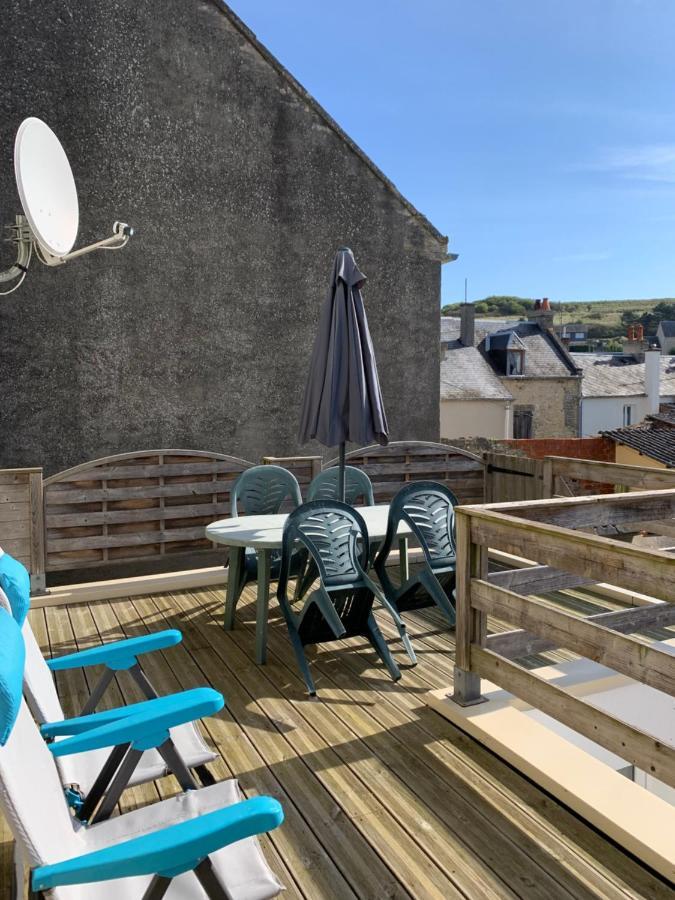 Agréable maison de pêcheur Port-en-Bessin-Huppain Exterior foto